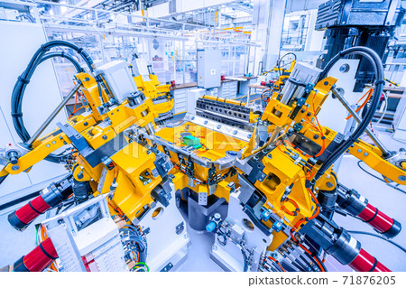 Measurement and testing station at car plant Measurement and testing station at car plant 71876205