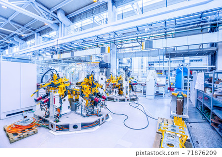 Measurement and testing station at car plant Measurement and testing station at car plant 71876209