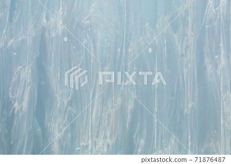 wooden floor renovation background, filling and coloring with blue paint 71876487