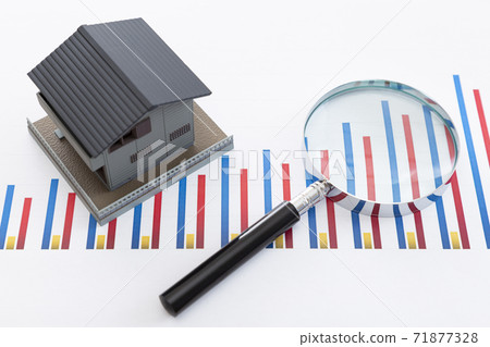 Graph of housing and rising shoulders 71877328