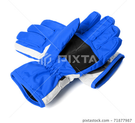 Blue winter ski gloves Blue winter ski gloves 71877987