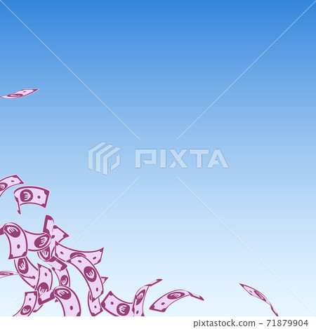 European Union Euro notes falling. Floating EUR bi European Union Euro notes falling. Floating EUR bi 71879904