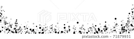 Scattered dense balck dots. Dark points dispersion Scattered dense balck dots. Dark points dispersion 71879931