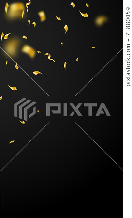 Streamers and confetti. Gold streamers tinsel and Streamers and confetti. Gold streamers tinsel and 71880059