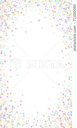Festive cute confetti. Celebration stars. Colorful Festive cute confetti. Celebration stars. Colorful 71880060