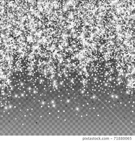 Sparkling silver luxury sparkling confetti. Scatte Sparkling silver luxury sparkling confetti. Scatte 71880065