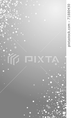 Magic stars Christmas background. Subtle flying sn 71880430