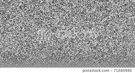 Silver glitter luxury sparkling confetti. Scattere Silver glitter luxury sparkling confetti. Scattere 71880986