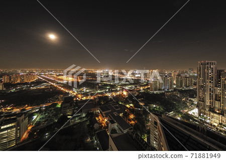 曼谷曼谷鳥瞰圖 曼谷曼谷鳥瞰圖 71881949