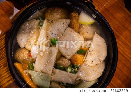 Odentang，由魚製成的透明魚餅湯-照片素材（圖片） [71882869] - PIXTA圖庫