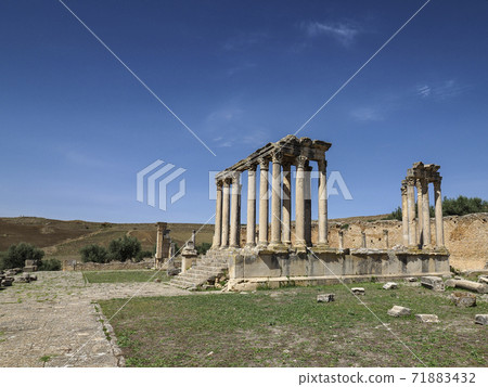 突尼斯·杜加遺址/突尼斯杜加的羅馬廢墟 71883432