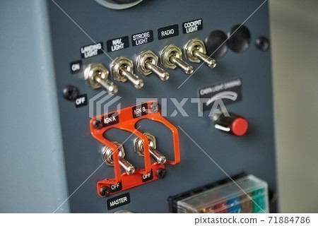 Airplane engine ignition switches. 71884786