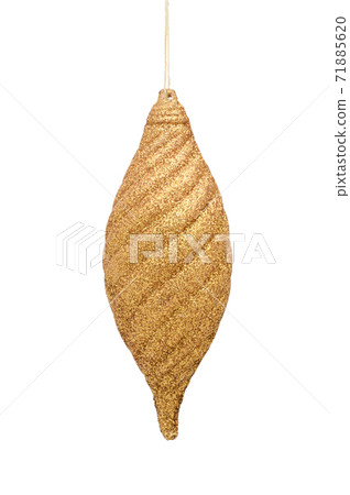 Christmas lollipop hanging on a tree on a white background 71885620