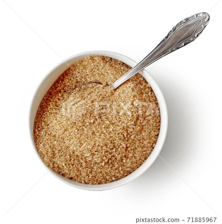 Bowl of brown sugar Bowl of brown sugar 71885967