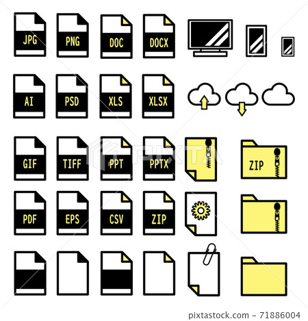 File icon set 71886004