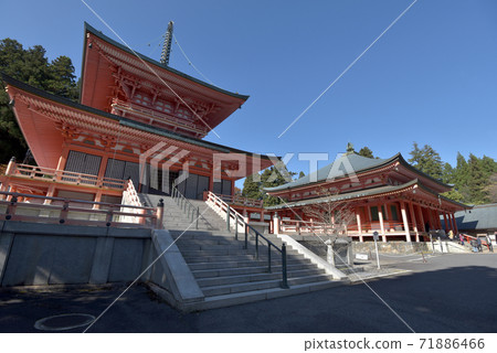 滋賀縣大津市Hieizan東塔East Tower和Amidado 滋賀縣大津市Hieizan東塔East Tower和Amidado 71886466