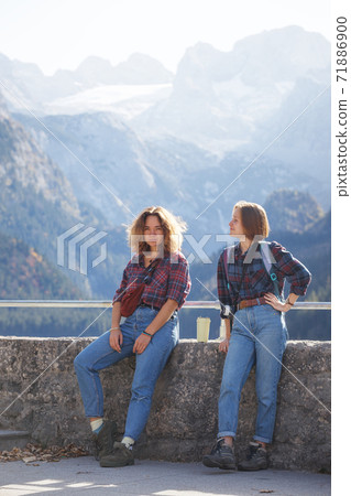 Two happy girls 71886900