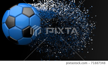 Soccer ball basketball 3D illustration Soccer ball basketball 3D illustration 71887348