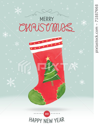 Christmas Illustration-Socks 71887668