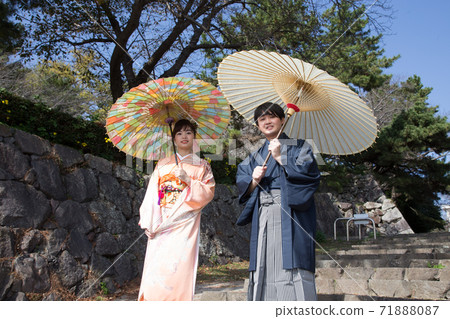 At Hiji Castle Ruins At Hiji Castle Ruins 71888087