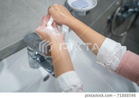 Hand washing for hygiene 71888598