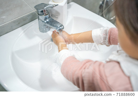 Hand washing for hygiene 71888600