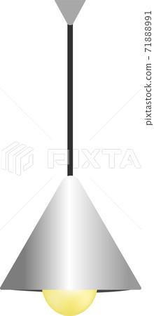 Illustration of a simple pendant light 71888991