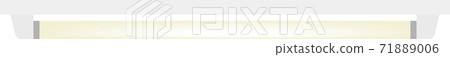 Illustration of a simple fluorescent light 71889006