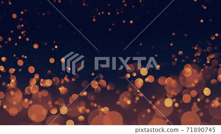橙色圓圈抽象夜景背景圖像素材模糊 橙色圓圈抽象夜景背景圖像素材模糊 71890745