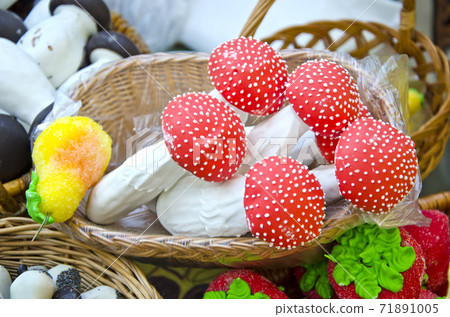 sweet handmade cookie in agriculture fair 71891005