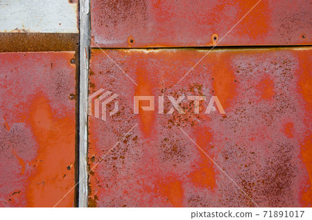 rusted old garage door background rusted old garage door background 71891017