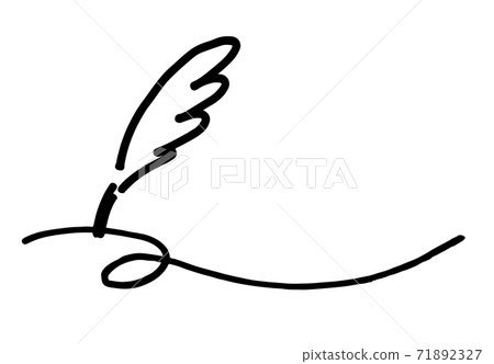 Quill line - Stock Illustration [71892327] - PIXTA