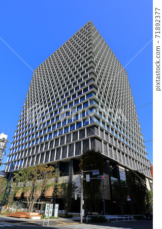 Near the intersection in front of the Kanda Police Station in Tokyo Near the intersection in front of the Kanda Police Station in Tokyo 71892377