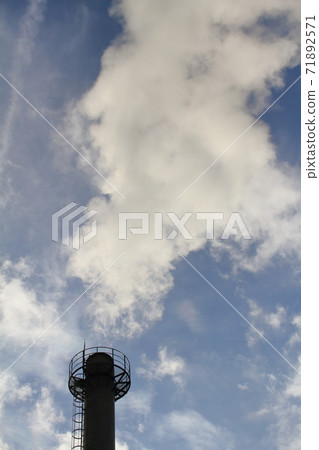 全球變暖圖像（溫室氣體排放圖像） 71892571