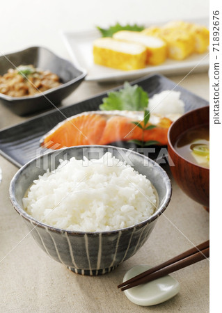 日式早餐形象（日本料理） 71892676