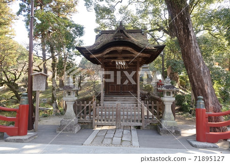 Shiga Shrine in Dazaifu Tenmangu Shrine Shiga Shrine in Dazaifu Tenmangu Shrine 71895127