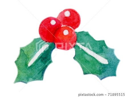 Christmas watercolor illustration Christmas watercolor illustration 71895515