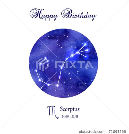 Happy birthday greeting card. 71895566