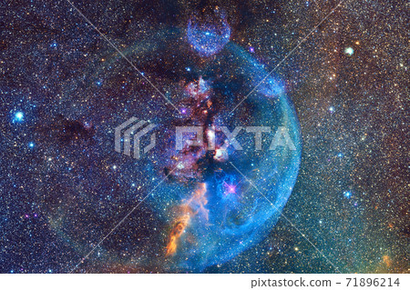 Awesome of endless cosmos. Elements of this image furnished by NASA 71896214