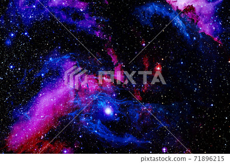 Cluster of stars. Nebula. Elements of this image furnished by NASA 71896215