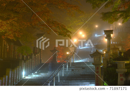 神奈川縣_大山A神社照明_秋葉 神奈川縣_大山A神社照明_秋葉 71897171