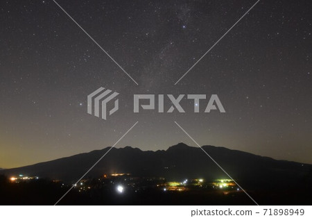 Summer Triangle and Cygnus set in Yatsugatake, Minamimaki Village, Nagano Prefecture. From Hirasawa Pass Summer Triangle and Cygnus set in Yatsugatake, Minamimaki Village, Nagano Prefecture. From Hirasawa Pass 71898949