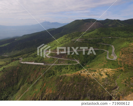 Aerial view of Shiga-Kusatsu Highlands route 71900612