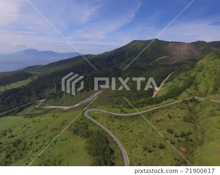 Aerial view near the killing river 71900617