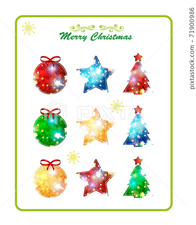 Christmas frame / icon Christmas frame / icon 71900986