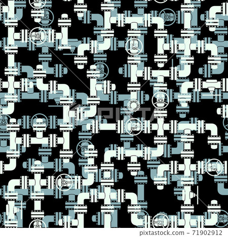 Seamless abstract background with blue pipeline elements network. Seamless abstract background with blue pipeline elements network. 71902912