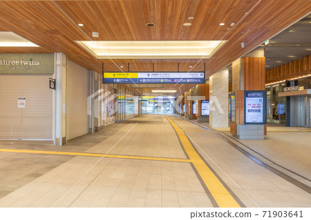 Shinjuku Station Miraina Tower Passage in front of the ticket gate Shinjuku Station Miraina Tower Passage in front of the ticket gate 71903641
