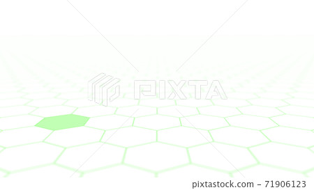 CG Hexagon background material of multiple hexagons lined up 71906123