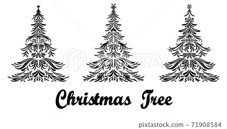 Set of Christmas Trees 71908584