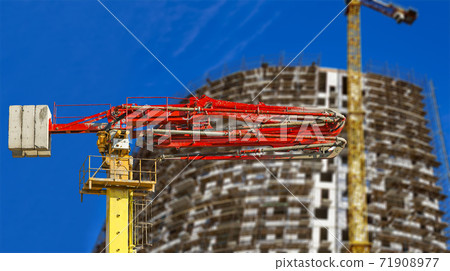 multi-storey building under construction (new residential complex) , Moscow, Russia multi-storey building under construction (new residential complex) , Moscow, Russia 71908977